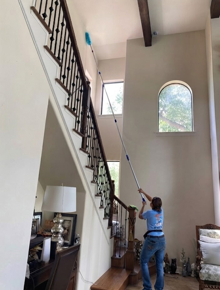 Cleaning team member