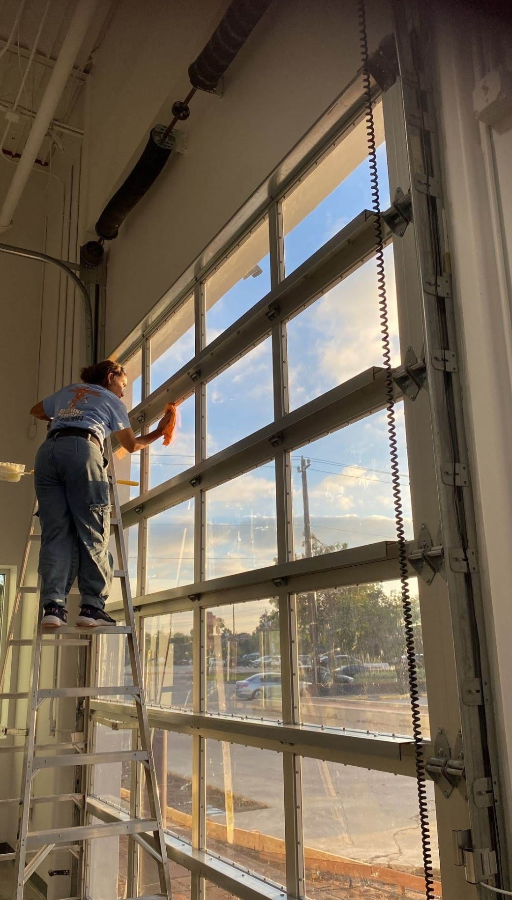 Cleaning team member